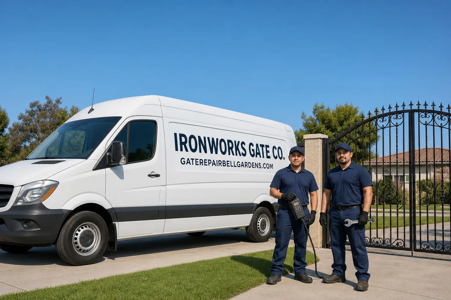 Gate Access Control in Bell Gardens, CA | Ironworks Gate Co.
